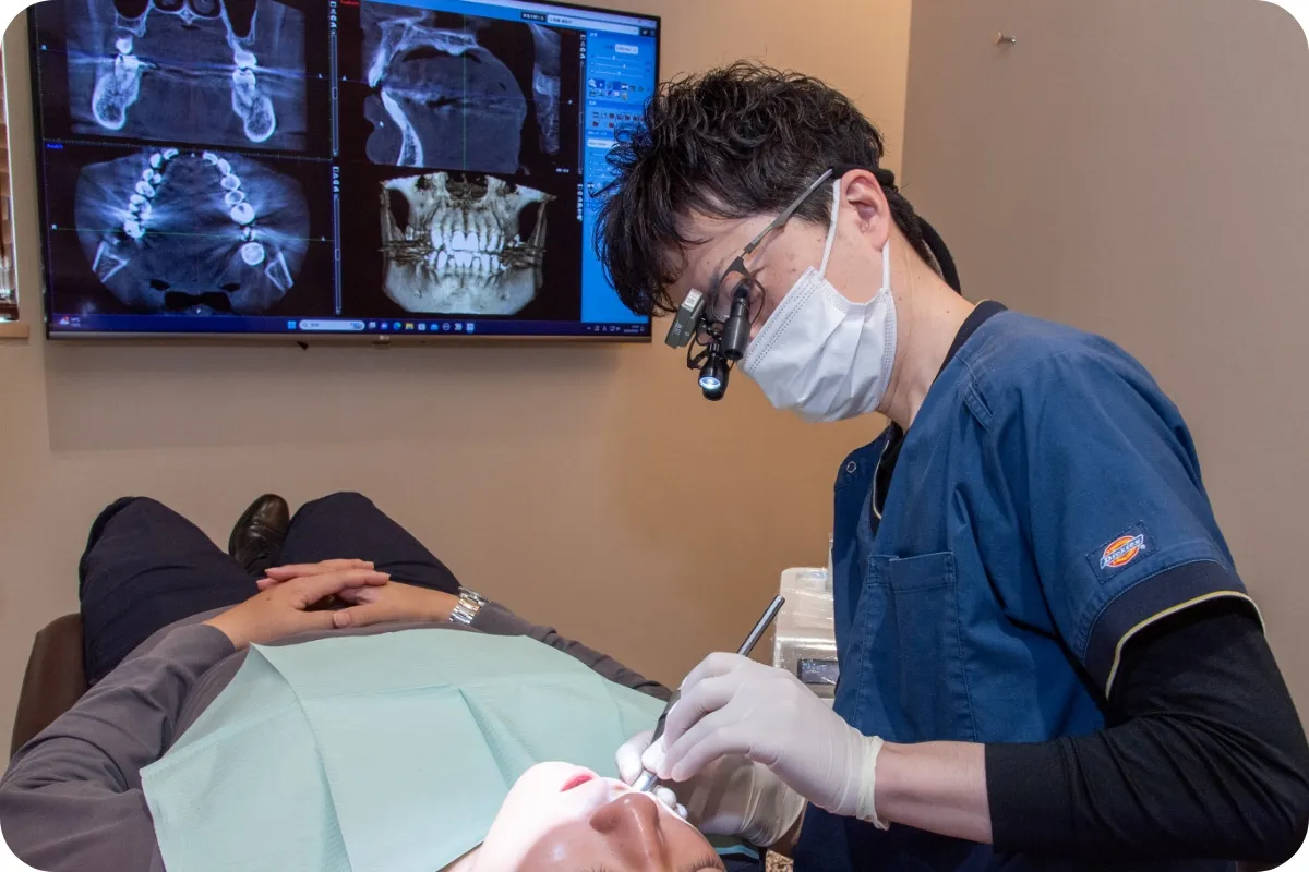 患者さんの不安に配慮した治療